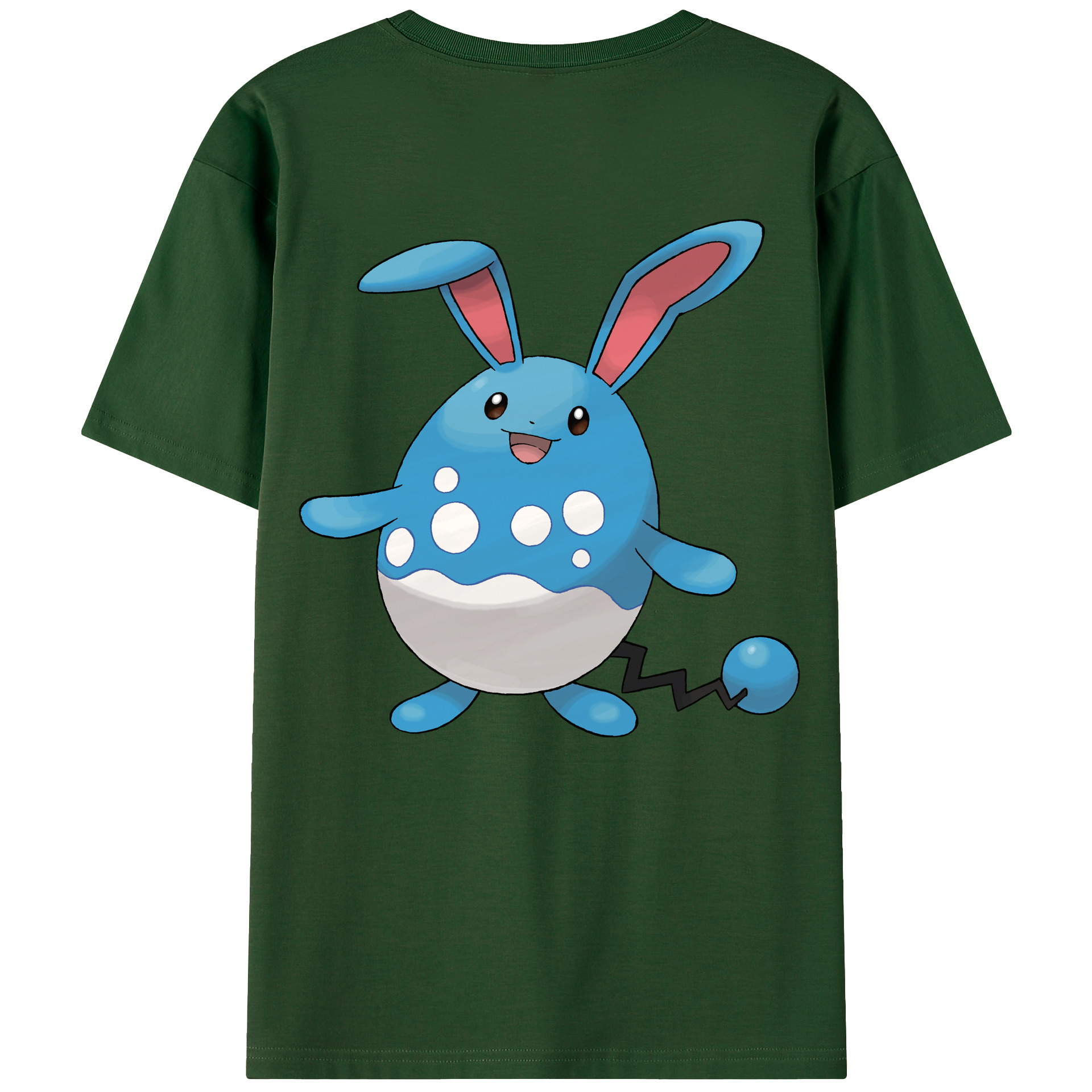 （画像用） ポケットモンスター Pokémon 綿100％半袖Tシャツ（背面プリント）